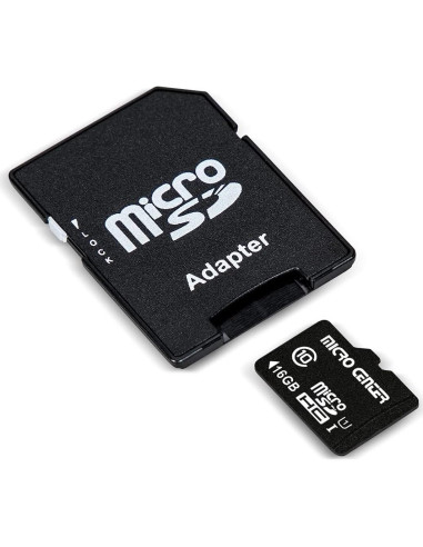 Micro SDHC 16GB Clase 10 Inland - 5 Paquete con Adaptador