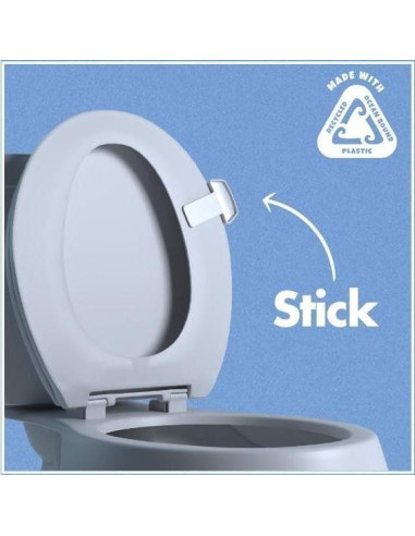 Mango de Asiento de Inodoro Lifty Loo - Paquete de 2 Blanco
