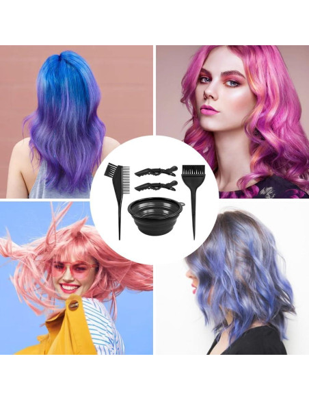Set de Tinte para Cabello EMVANV 5 Piezas - Negro Set de Tinte para Cabello EMVANV 5 Piezas - Negro