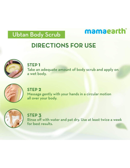 Exfoliante Corporal Ubtan Mamaearth 200 g - Elimina Bronceado Exfoliante Corporal Ubtan Mamaearth 200 g - Elimina Bronceado
