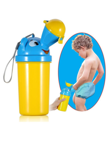 Orinal Portátil ONEDONE para Niños 500ml Amarillo