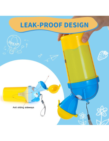 Orinal Portátil ONEDONE para Niños 500ml Amarillo