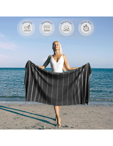 Toalla de Playa Grande Ossano BTS - Secado Rápido 180x99 cm Toalla de Playa Grande Ossano BTS - Secado Rápido 180x99 cm