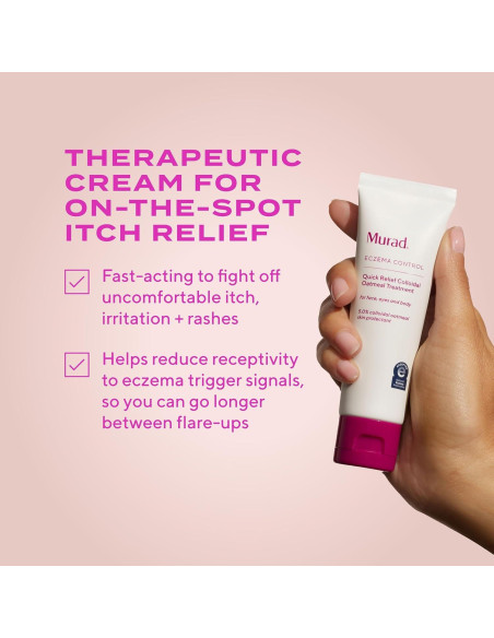 Crema de Avena Coloidal Murad 50 ml - Alivia Eccema y Picazón Crema de Avena Coloidal Murad 50 ml - Alivia Eccema y Picazón