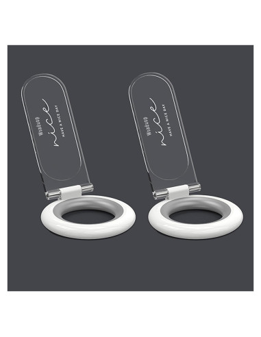 Elevador de Tapa de Inodoro Wsaduop Blanco Plegable 2 Piezas