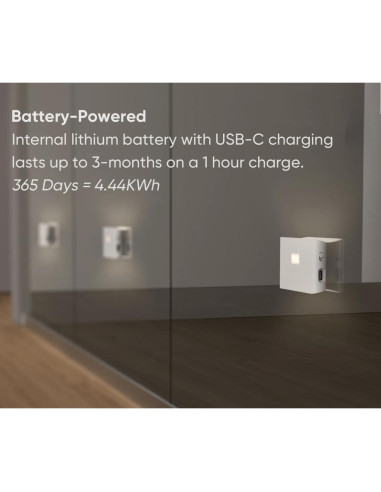 Luces Nocturnas LED Wyze Recargables con Sensor de Movimiento - Paquete de 3