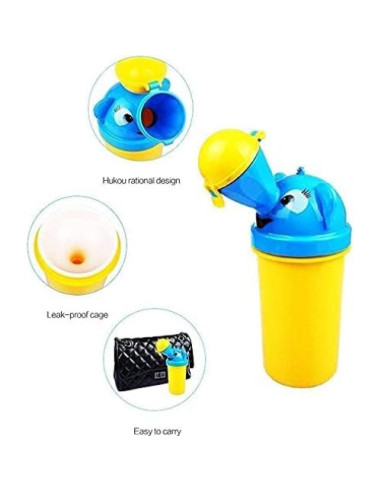 Orinal portátil para niños BYETOO 500ML a prueba de fugas