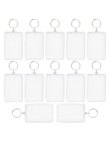 Llaveros de Foto Rectangulares Framendino 12 Piezas 5x7.5cm