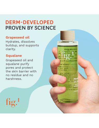 Limpiador Hidratante de Aceite Fig.1 Recarga 100 ml - Desmaquillante Micelar