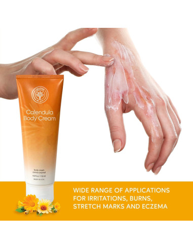 Crema Corporal de Caléndula L'EUDINE - Paquete de 3 x 118 ml