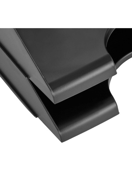 Organizador de cartas apilable Amazon Basics negro 12 unidades Organizador de cartas apilable Amazon Basics negro 12 unidades