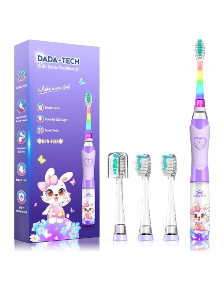 Cepillo de Dientes Eléctrico Infantil DADA-TECH Conejo Púrpura Cepillo de Dientes Eléctrico Infantil DADA-TECH Conejo Púrpura