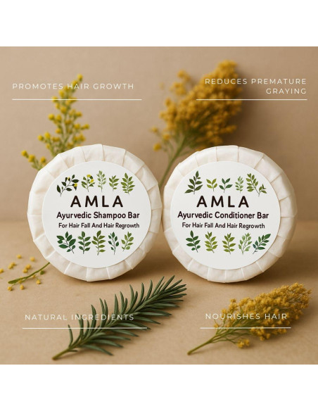 Conjunto de Champú y Acondicionador Amla Nature Skin Shop 2 Piezas Conjunto de Champú y Acondicionador Amla Nature Skin Shop 2 Piezas