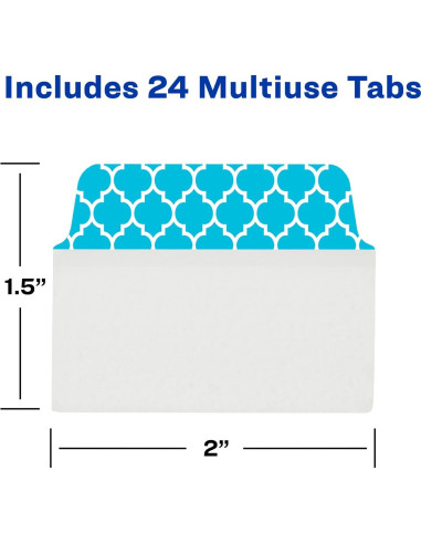 Etiquetas Multiusos Avery 24 Pzas 5.08x3.81 cm Reposicionables