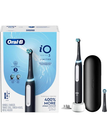 Cepillo de dientes eléctrico Oral-B iO G3.2Q6.2KD negro, 2 cabezales Cepillo de dientes eléctrico Oral-B iO G3.2Q6.2KD negro, 2 cabezales
