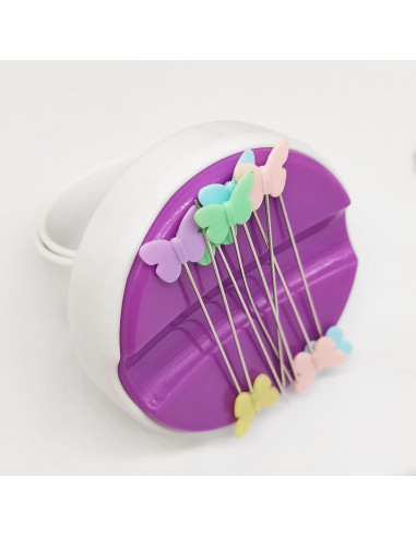 Soporte Magnético para Alfileres de Muñeca HONEYSEW Púrpura