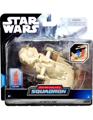 Tanque de Batalla AAT Star Wars Jazwares 12.7 cm con Droide