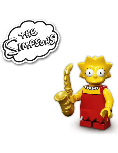 LEGO Minifigura Lisa Simpson 71005 Serie 1 Sellada