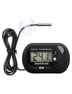 Termómetro Digital para Acuario Poly JLENOVEG LCD Gris