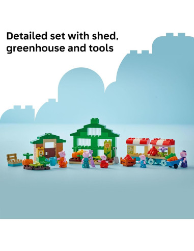 LEGO DUPLO Jardín y Invernadero Peppa Pig 10461 - Juguete 102 Piezas