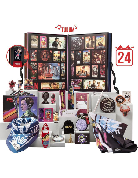 Caja de Regalo Calendario de Adviento Netflix Yume - 24 Artículos Coleccionables Caja de Regalo Calendario de Adviento Netflix Yume - 24 Artículos Coleccionables