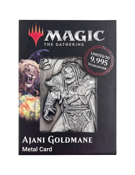 Lingote de Edición Limitada Ajani Goldmane - Magic The Gathering Lingote de Edición Limitada Ajani Goldmane - Magic The Gathering