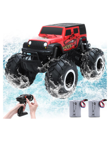 Camión RC Anfibio Todo Terreno JJRC Q127 Impermeable 25.4 cm