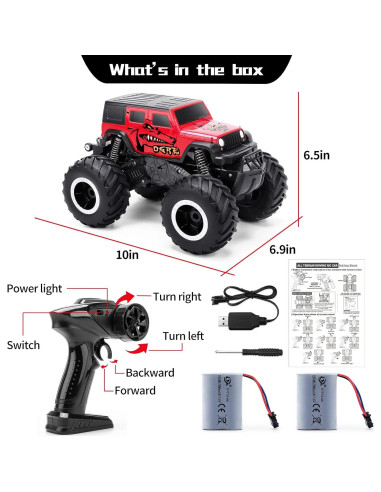 Camión RC Anfibio Todo Terreno JJRC Q127 Impermeable 25.4 cm