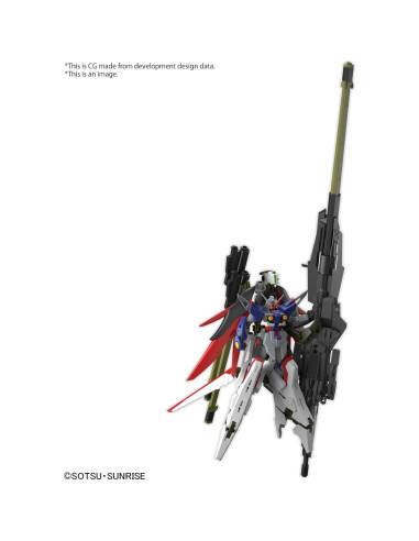Kit de Modelo Gundam Destiny Spec II & Zeus Silhouette 1/144 Bandai