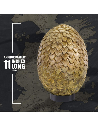 Huevo Viserion The Noble Collection 20.32 cm Marrón