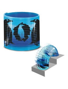 Juguete de Resorte Pingüino Deluxebase 6.5 cm Colorido