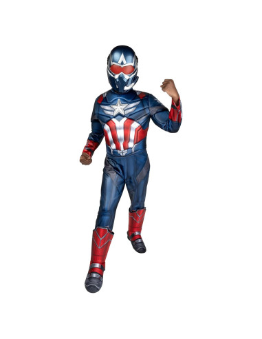 Disfraz Oficial Halloween Joven Marvel Capitán América M