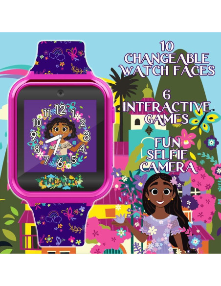 Reloj Inteligente Disney Encanto para Niños - Pantalla Táctil, Juegos y Cámara Reloj Inteligente Disney Encanto para Niños - Pantalla Táctil, Juegos y Cámara