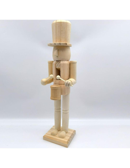 Cascanueces de Madera sin Pintar Cabilock 38cm para Decorar Cascanueces de Madera sin Pintar Cabilock 38cm para Decorar