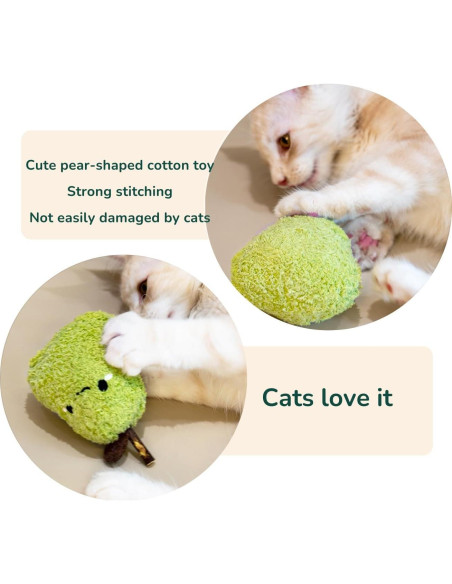 Juguete de palo para gatos Petelligent Verde 11x7 cm Juguete de palo para gatos Petelligent Verde 11x7 cm