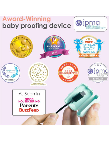 Tapa de Seguridad USB Geddy's Mom Aqua Polvoriento - 6 Unidades