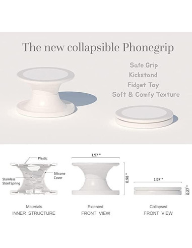Soporte Plegable ChezMax 360 para Teléfonos y Tabletas - Mandala