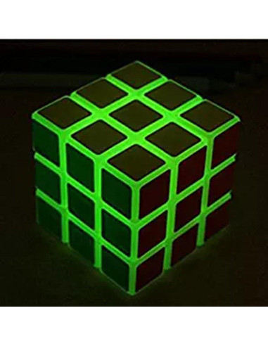 Cubo Mágico 3x3 Fluorescente YUNTENG Verde Brillante