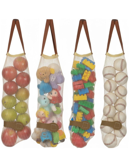 6 Bolsas de Almacenamiento de Cebolla Classicseali 48cm Beige 6 Bolsas de Almacenamiento de Cebolla Classicseali 48cm Beige