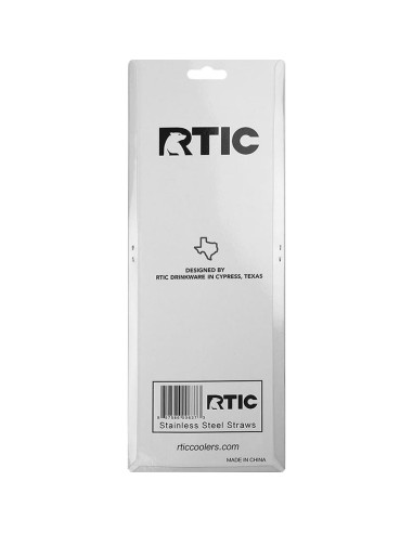 Popotes de Acero Inoxidable RTIC, Paquete de 4, 25.4 cm
