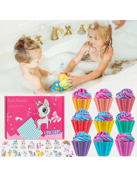 Bombas de Baño Espumosas Kims Cosiart con Sorpresa Unicornio - 20 Unidades Bombas de Baño Espumosas Kims Cosiart con Sorpresa Unicornio - 20 Unidades