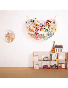 Hamaca Colgante para Animales de Peluche YKBU 152.4 cm Crema 2