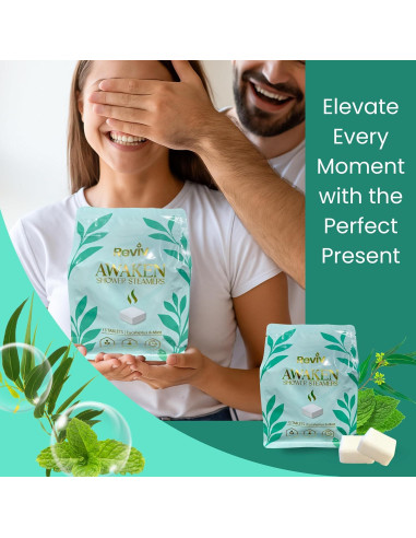 Bombas de Ducha Aromaterapia REVIV - Eucalipto y Menta - 15 Unidades