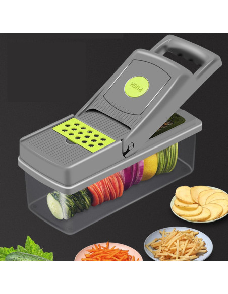 Picador de Verduras Multifuncional GXIQYL 16 en 1 Manual Picador de Verduras Multifuncional GXIQYL 16 en 1 Manual