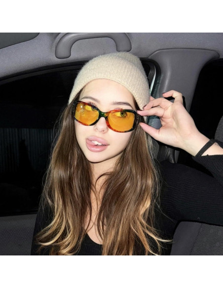 Gafas de Visión Nocturna LVIOE para Mujeres Tinte Amarillo Gafas de Visión Nocturna LVIOE para Mujeres Tinte Amarillo