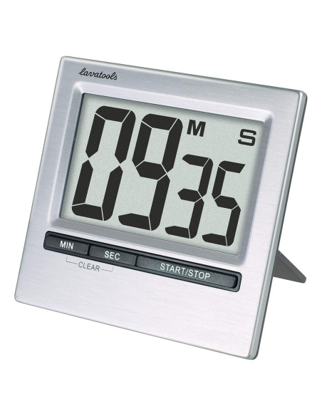 Temporizador de Cocina Digital Lavatools KT2 Acero Inoxidable Temporizador de Cocina Digital Lavatools KT2 Acero Inoxidable