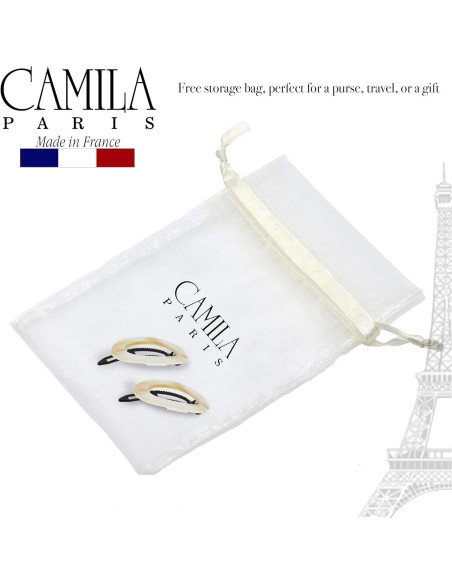 Clip de Barrette para Cabello Camila Paris CP1994-2 Beige 5.08 cm Clip de Barrette para Cabello Camila Paris CP1994-2 Beige 5.08 cm