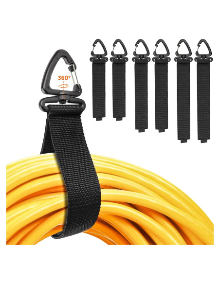 Correas de Almacenamiento Ditar - Organizador de Cables 6 Piezas Correas de Almacenamiento Ditar - Organizador de Cables 6 Piezas