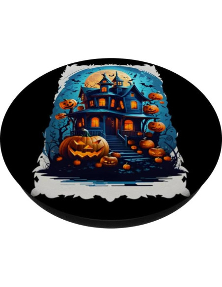 PopSockets Murciélago Casa Embrujada Halloween Calabazas PopSockets Murciélago Casa Embrujada Halloween Calabazas
