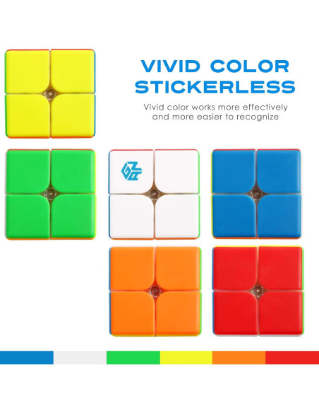 Cubo Mágico GAN 249 V2 2x2 49mm Juguete Educativo Niños Cubo Mágico GAN 249 V2 2x2 49mm Juguete Educativo Niños